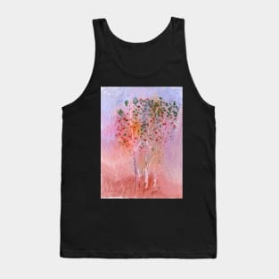 Autumn Aspens Watercolor Tank Top